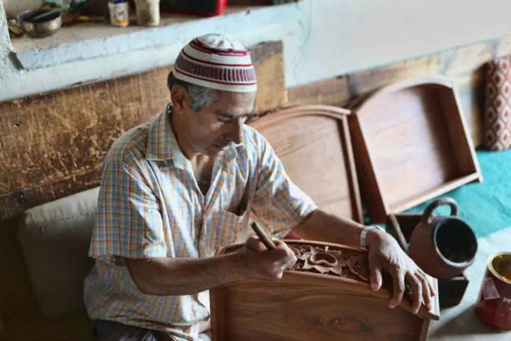 Artisan at work