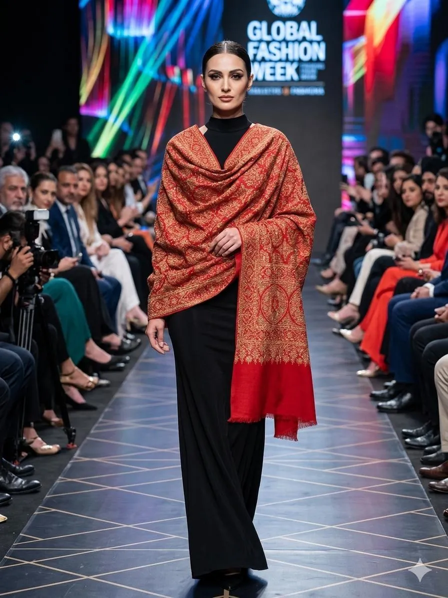Kashmiri shawl runway collection