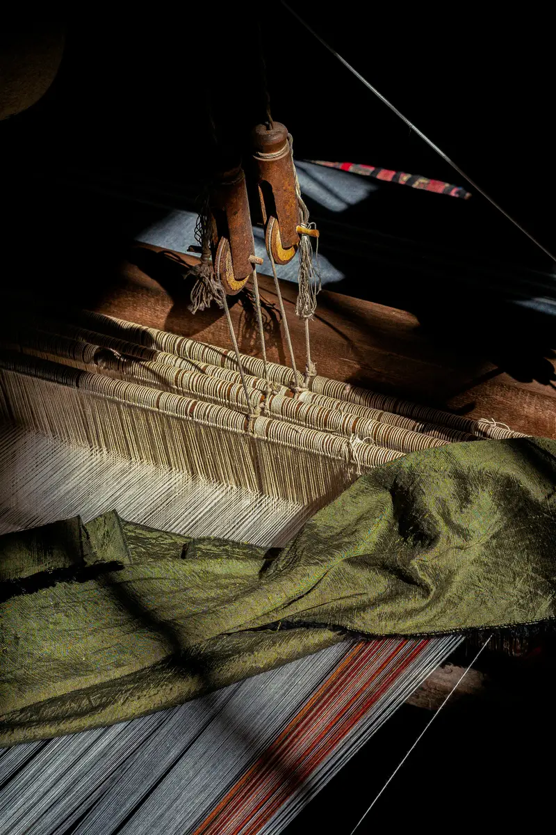 The Kashmir valley, home of Baba Shaw weaving